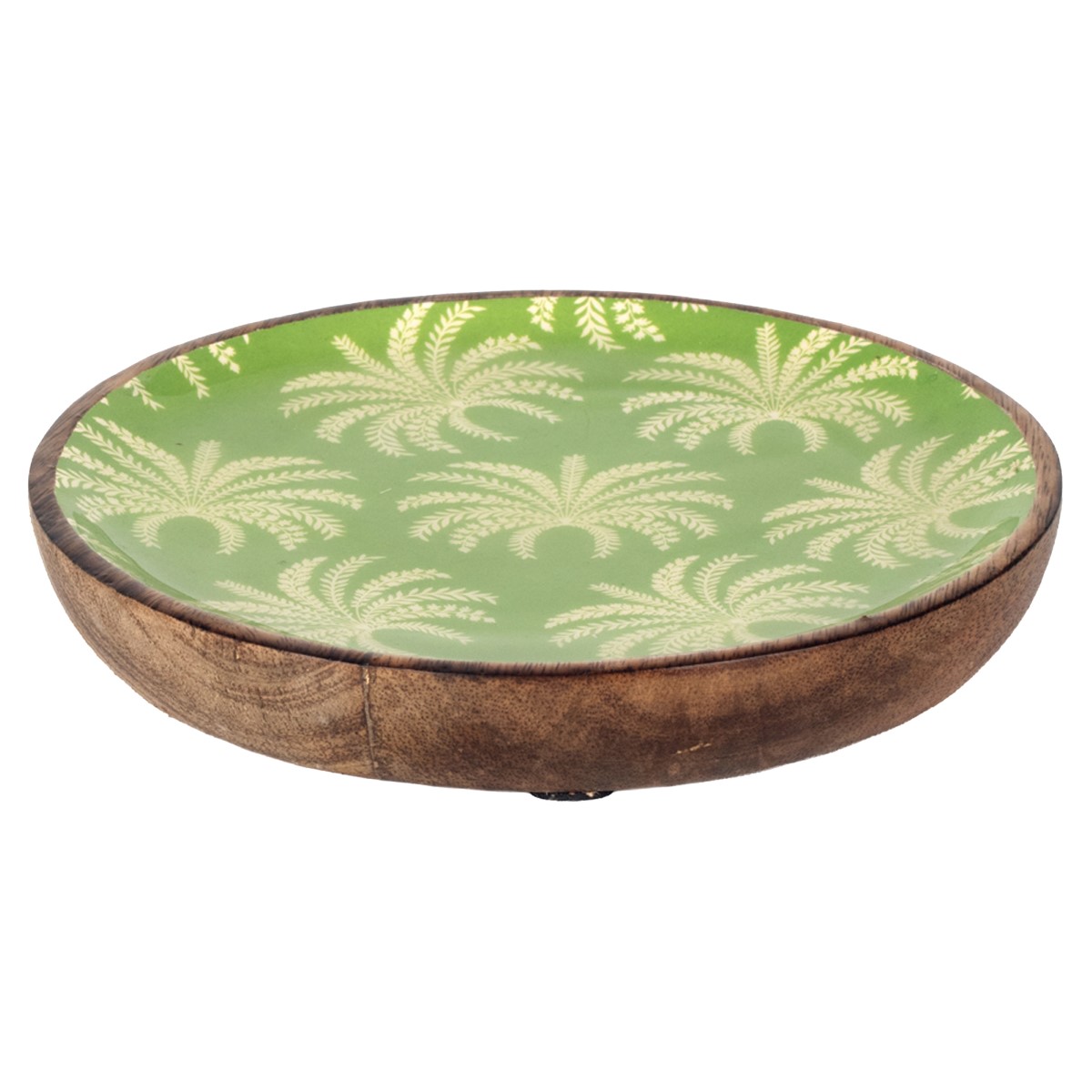 Petite assiette décorative motif palmiers, 16 × 16 cm – Image 4