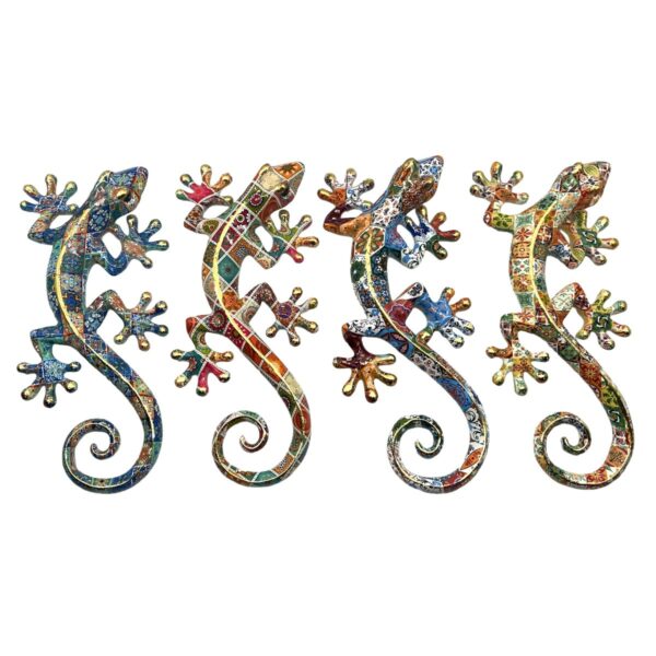 Décoration murale lézard en résine – 28,50 cm