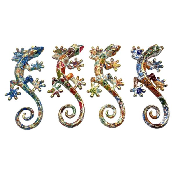 Décoration murale lézard en résine – 23 cm
